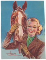 Glamour and pin-up girl prints from the 1930s-1950s